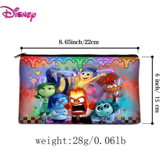 Inside Out Toiletry Makeup Canvas Bag - Picture 3 of 6